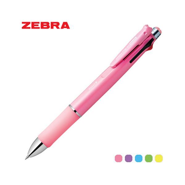 Clip-on Multi Pastel, 4Colors Ballpoint Pen(0.7mm) + Mechanical Pencil(0.5mm)