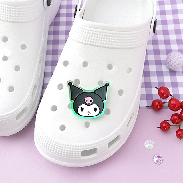 Kuromi Rubber LED Shoes Cham