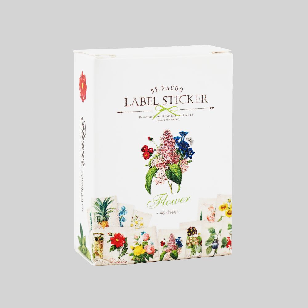 Label Sticker Pack-02 Flower