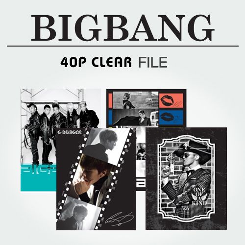 BIG BANG 40P CLEAR FILE