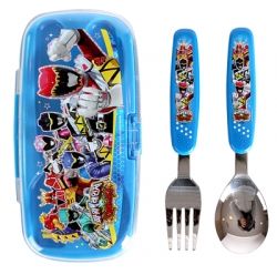 Power Dino Spoon & Fork with Case Set 