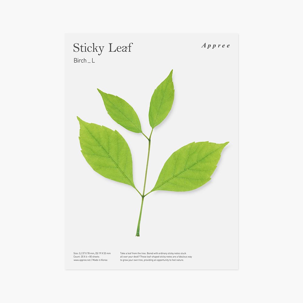 Sticky Leaf_Birch(Green,L)