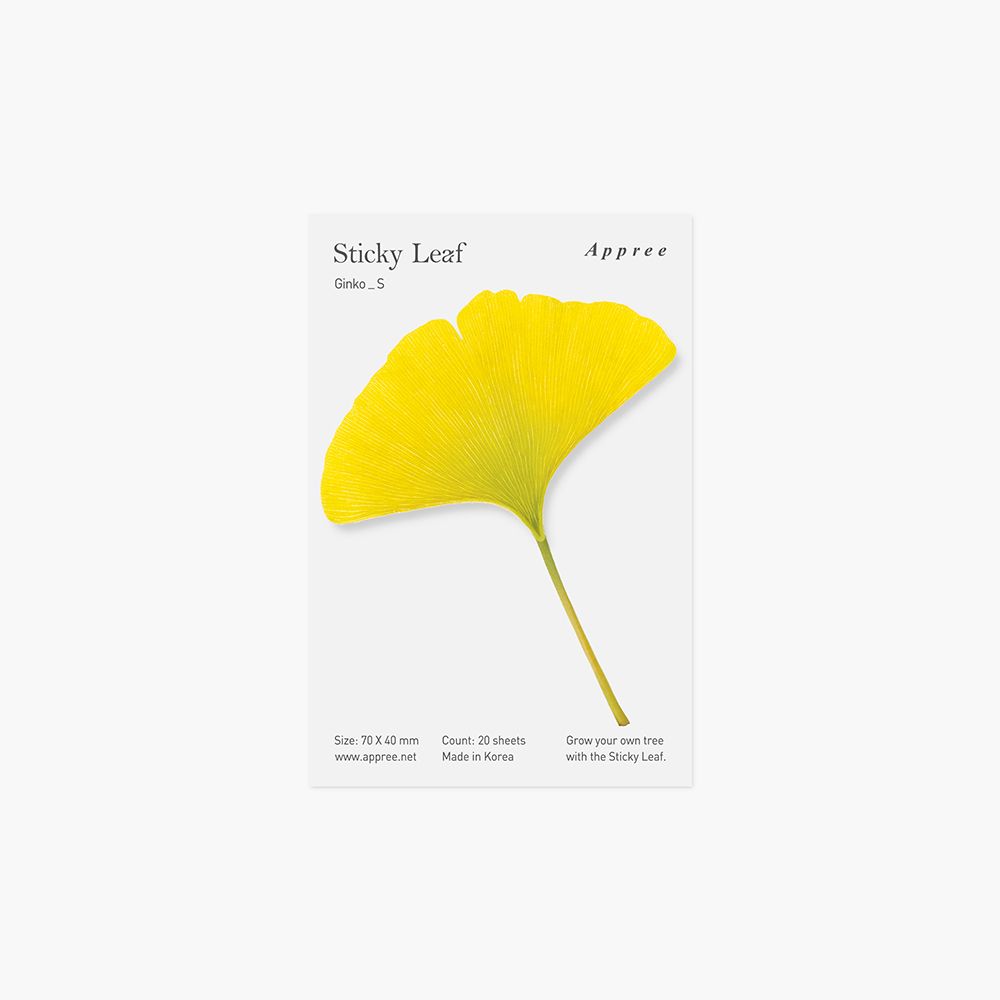Sticky Leaf_Ginkgo(Yellow,S)