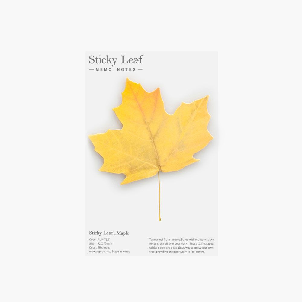Sticky Leaf_Maple(Yellow,M)