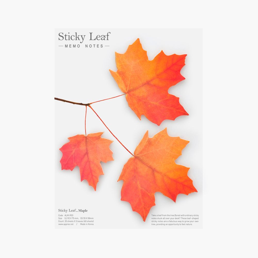 Sticky Leaf_Maple(Red,L)