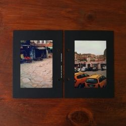 4x6 Phote Frame Style 2-Ring Binder Refill, Double Sided, Black, 7Sheets
