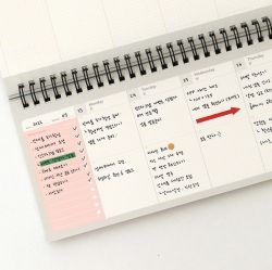 Brilliant weekly scheduler