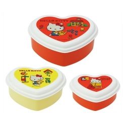 Hello Kitty Vintage heart container 3 set