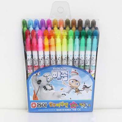 Bernard Bear Scented Marks 24 Colors With Fluorescent Colors