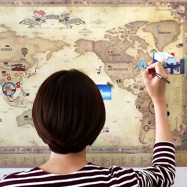Deco Travel World Map(renewal)