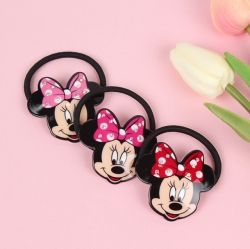 Minnie Mouse Face Cubic Elastic Hair Rope