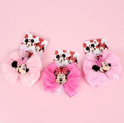 Minnie Mouse Satin Bow Hair Clip
