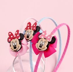Minnie Mouse Printed Ribbon Headband