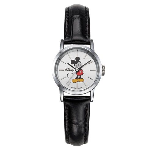 Mickey Mouse Color Printing Watch Black 