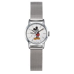 Mickey Mouse Color Printing Watch, Silver