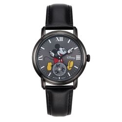 Mickey Mouse Color Printing Hands Watch Black