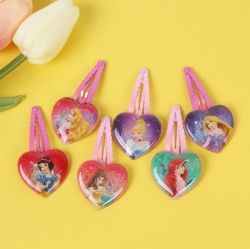 Princess Heart Snap Hair Clip 