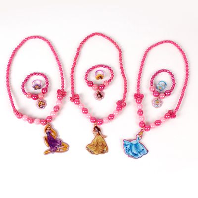 Princess Dress 3-Pieces Set,  Necklace+ Ring+ Bracelet 