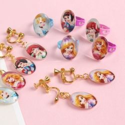  princess earring+ring(random)