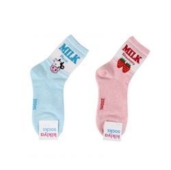 I Like Milk Socks, One Size 230-250mm