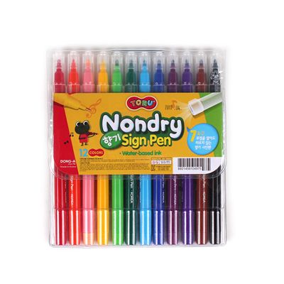 TORU Scents Nondry Felt Tip Line Pen 12Colors