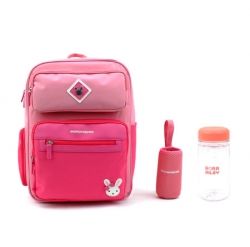 Rora Pink Block Bottle Backpack Set