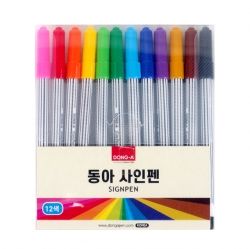 Felt Tip Board Line Pen 12Colors