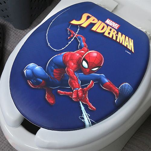 Spiderman Toilet Seat Cover Velcromag
