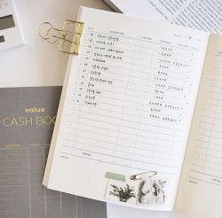 Value - Cash Book, Expense Tracker Organizer