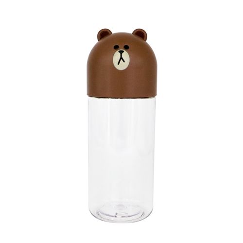 Brown Face Water Bottle 400ml