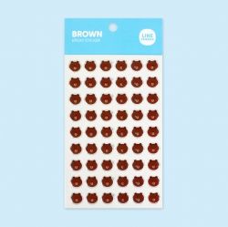 Epoxy Sticker(Brown)