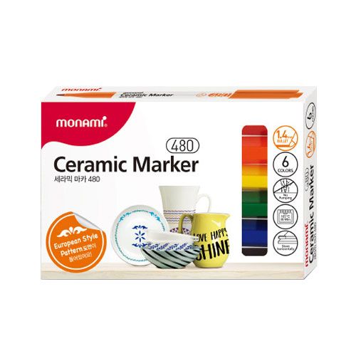 Ceramic Marker 480(1.4mm) 6 Colors Set