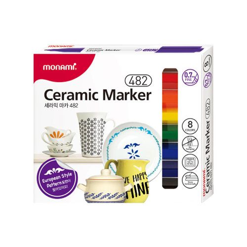 Ceramic Marker 482(0.7mm) 8 Colors Set