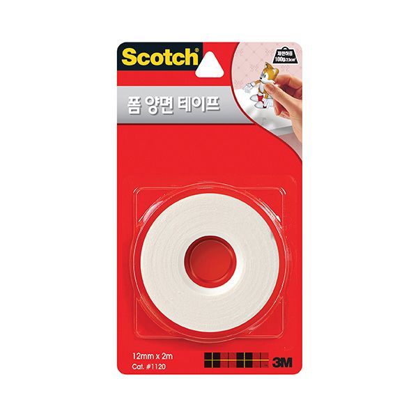 Scotch popular double-sided tape(12mmx2m)