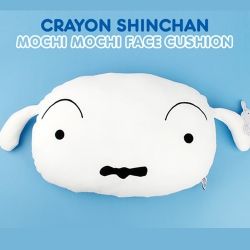 Crayon Shin chan  Mochi Mochi Face Cushion_White Dog