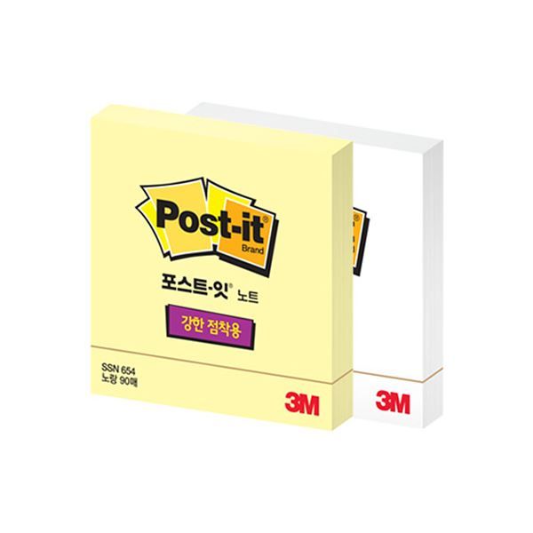Post-it Super Sticky Note 1ea, 90Sheets, 76X76mm(SSN654)