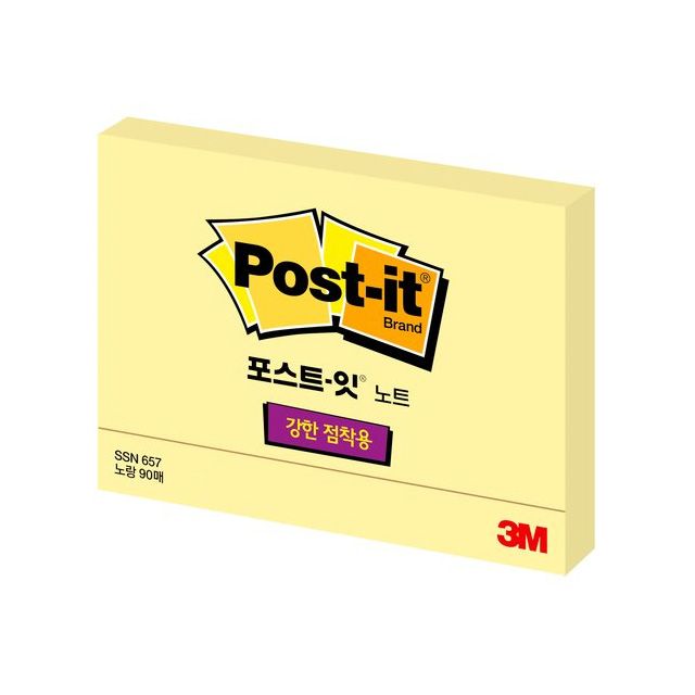 Post-it Super Sticky Note 1ea, 90Sheets, 102X76mm(SSN657)