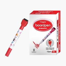 White Board Maker Pen Red 12Pcs