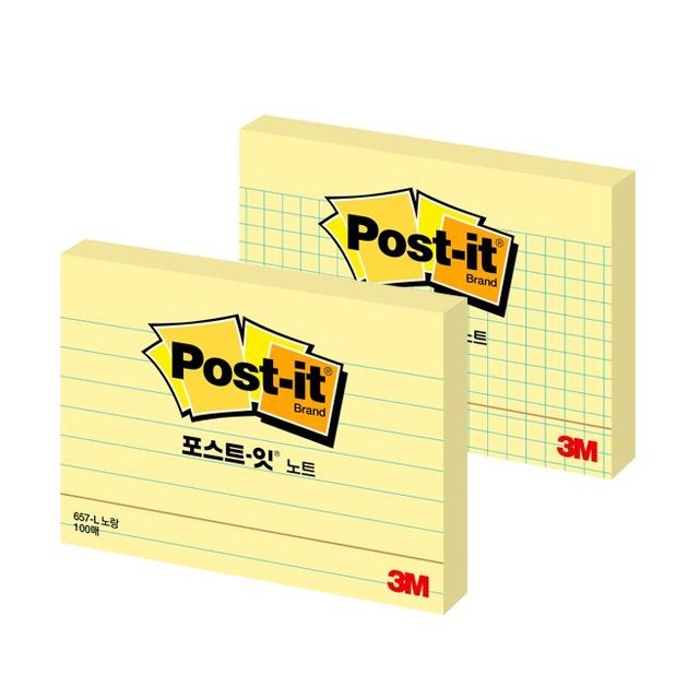 Post-it Sticky Note Pad 1ea, 102X76mm, 100 Sheets(657)