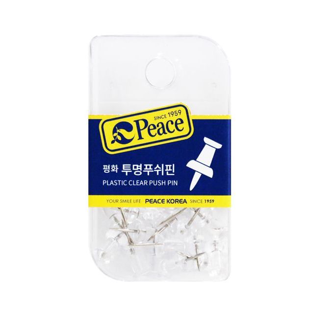 Plastic Clear Push Pin