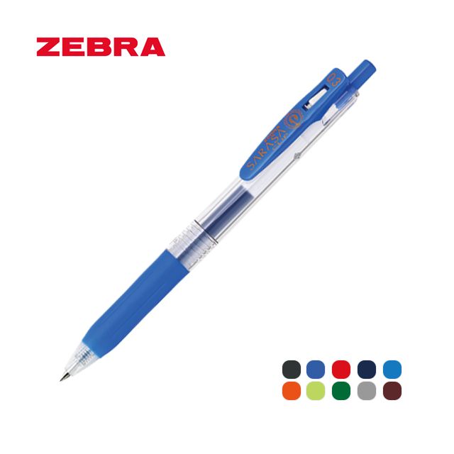 Sarasa Clip Gel Ink Ballpoint Pen(0.3mm), 10Count