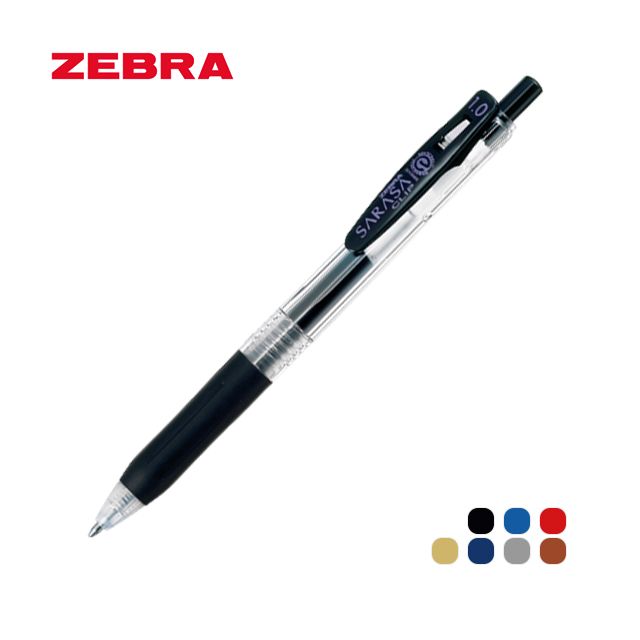 Sarasa Clip Gel Ink Ballpoint Pen(1.0mm), 10Count 