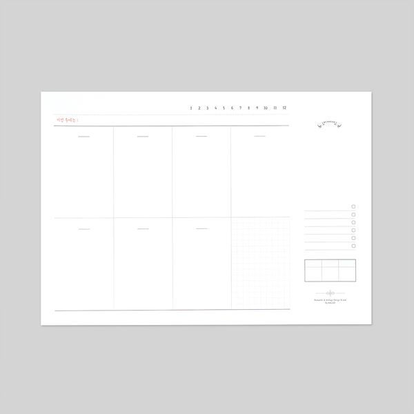 Desk Pad-04 Weekly Plain