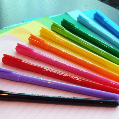 Rainbow Gel Pen 0.38mm, 3ea 
