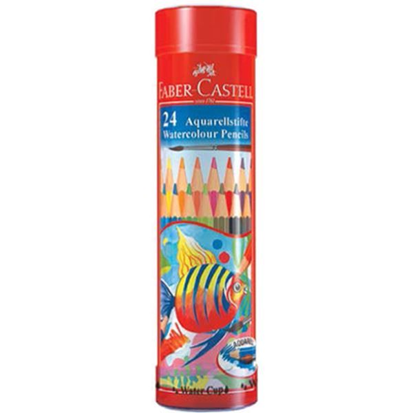 Watercolor Pencils 24colors In Round Case 