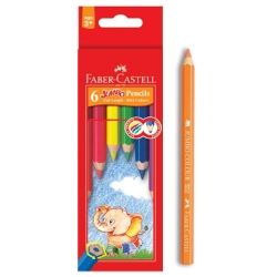 6 Jumbo Colored Pencils 