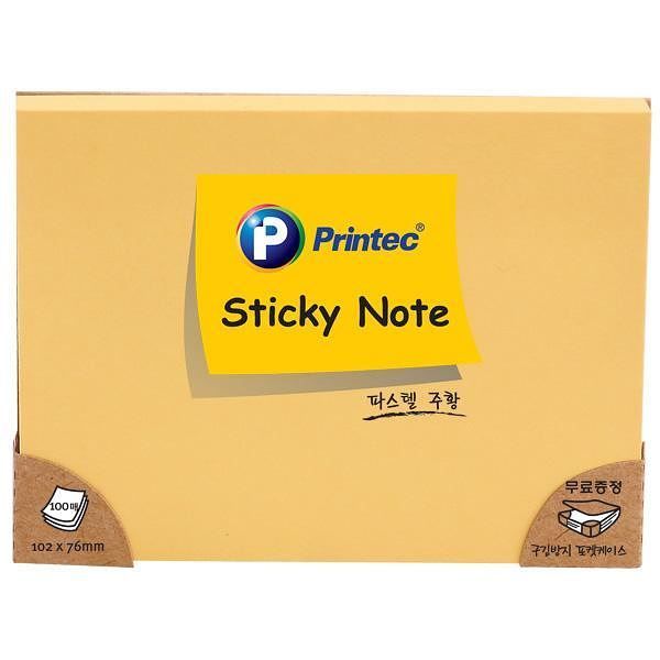 10276O Sticky Note, Pastel Orange, 100 Sheets 