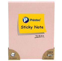 76102P Sticky Note, Pastel Pink, 100 Sheets 