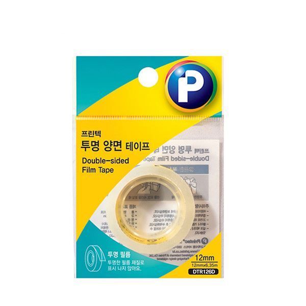 DTR126D Printec Double-sided Film Tape 12mmx6.35M