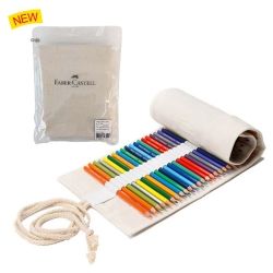  Roll Pouch For Color Pencils, 64 Holes  